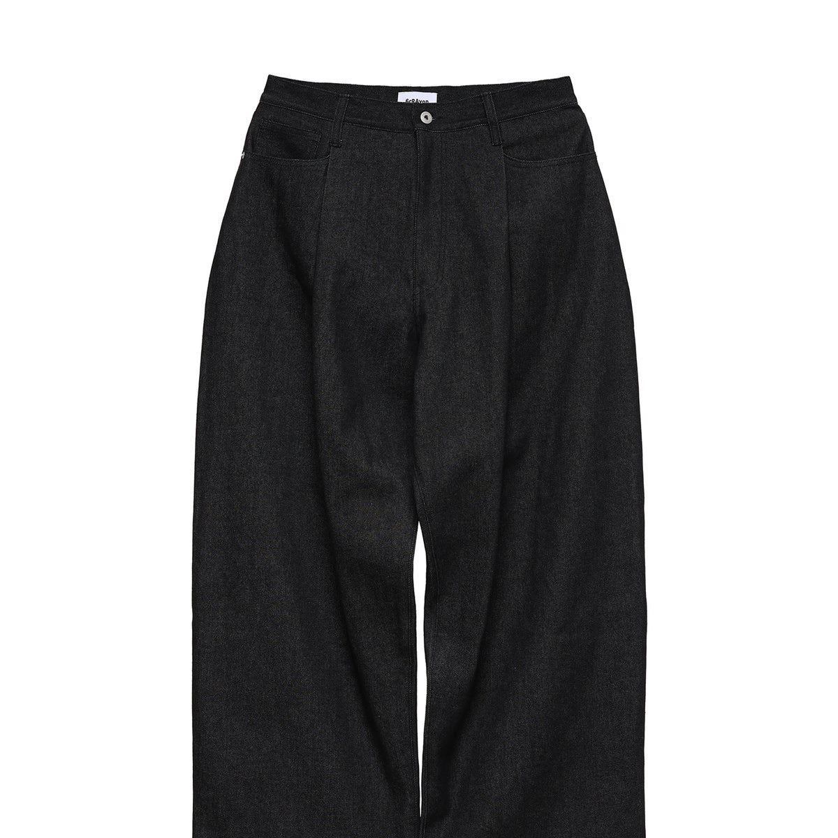 6CRAYON 11.3 oz Black Denim Non-Fade Relaxed Fit Jeans – sixcrayon.com