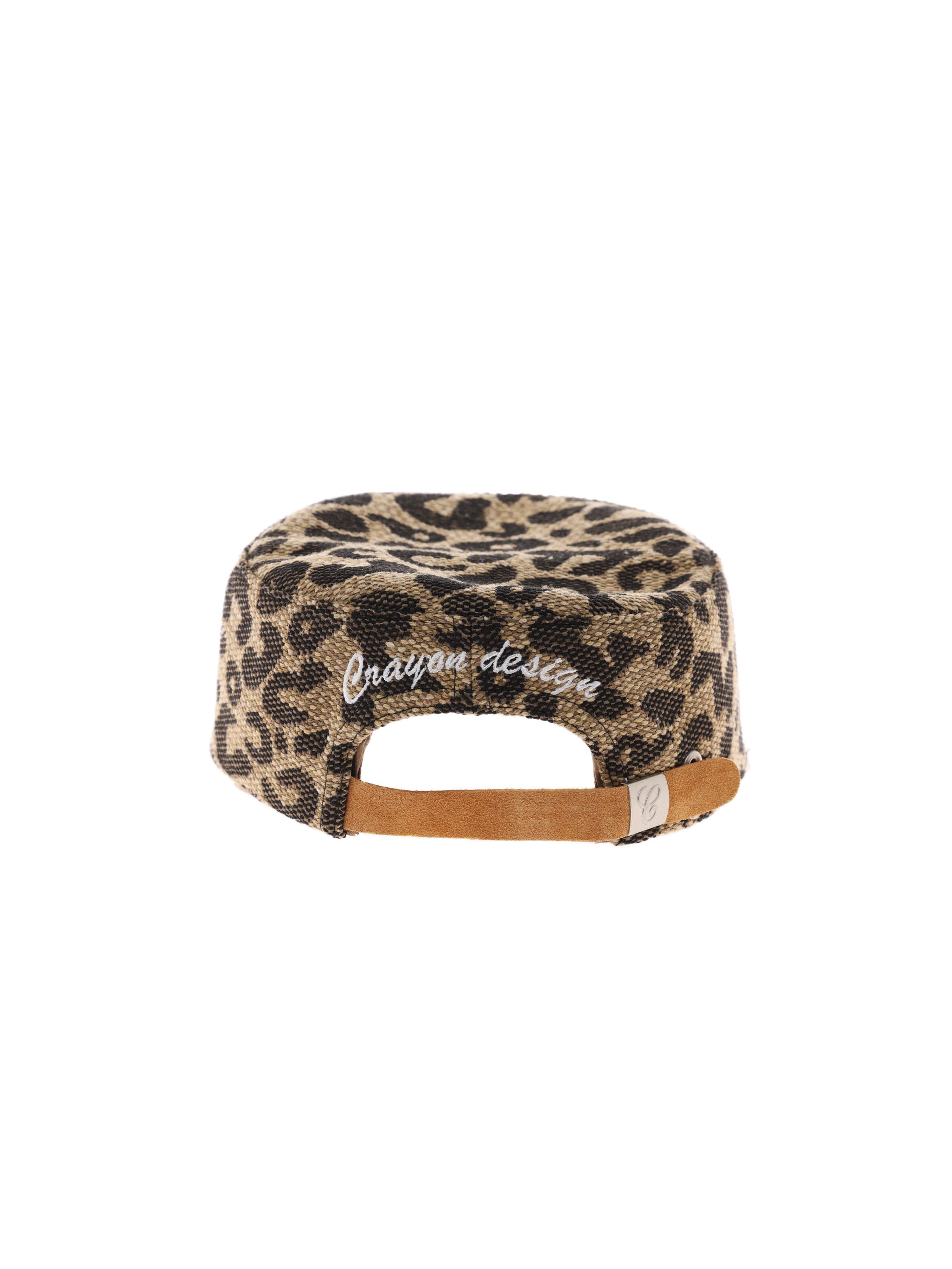 6CRAYON WEAVE LEOPARD PRINT BRIMMED BASEBALL CAP – sixcrayon.com